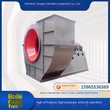 Manufacturer of 100 type 6-51 high-temperature kiln boiler induced draft fan muffler for 150 ℃ dust removal fan
