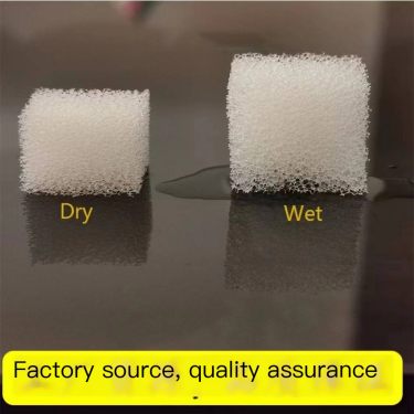 Hydrophilic sponge packing for wheat pure chemical wastewater treatment with good bacterial culture and membrane hanging effect
