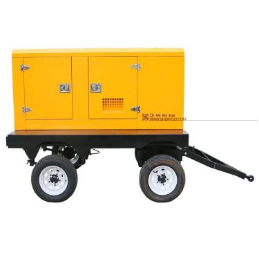 Dongming DONMIN30kw Mobile Trailer Low Noise Yuchai Diesel Generator GF2-30Y (T) -1