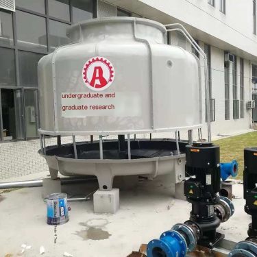 Manufacturer supplies Jiangsu cooling tower circular counterflow fiberglass cooling tower BY-R-200T
