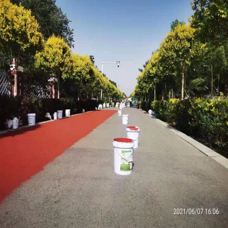 Landscape MMA Colored Anti slip Pavement Boli Ceramic Particle Anti slip Pavement Material Manufacturer for 17 Years