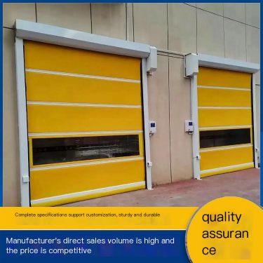 PVC Quick Door Automatic Door with Strong Sealing, High Speed Opening, Dustproof and Waterproof for Electronic Workshop and Phar