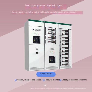 Xuanhong Rear Line Low Voltage Switchgear American Standard Enclosed Industrial Distribution Full Certification Cabinet