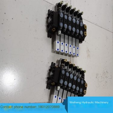 Weiheng VBCD bidirectional balance valve rear digging six hydraulic multi way valve with smooth direction change suitable for no