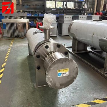 Stainless Steel Horizontal Pipeline Electric Heater Steam Overheating Constant Temperature Compressed Air High Temperature Gas H