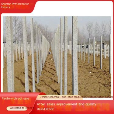Cement column greenhouse square column grape trellis construction using concrete material with high hardness grape trellis colum