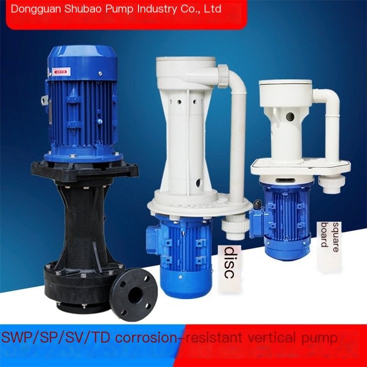 SWP model 380V acid alkali corrosion-resistant vertical pump for chemical liquid delivery