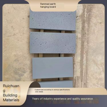 UHPC high-performance concrete hanging board environmentally friendly new material rammed earth board gilded board inorganic ter