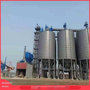 Dry powder coating mixing plant, cement silo, vertical lime cement silo storage equipment, easy disassembly and assembly