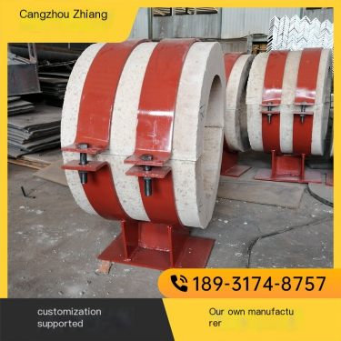Zhiang Direct Supply Overhead Low Energy Insulation Pipe Support Sliding Guide Vermiculite Pipe Support Sliding Support