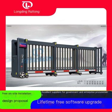 Longding Ruitong Aluminum Alloy Electric Expansion Door Segmented Sliding Door can be installed on-site by schools and factories