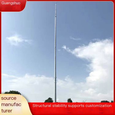 Galvanized three column lightning rod tower with angle steel lightning protection tower covering a wide range of steel structure