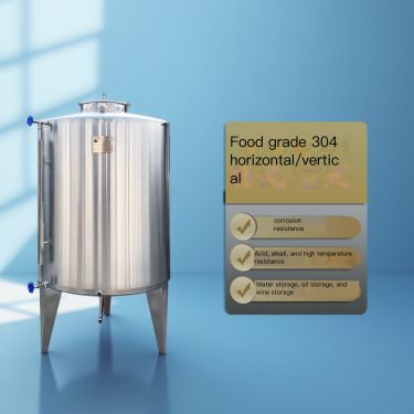 1000 liter stainless steel vertical stirring fermentation tank, small fruit juice beverage liquid tank, food grade sealed storag