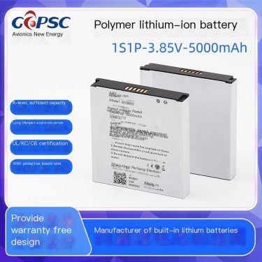 Customized 3000mAh polymer lithium battery charging model supported by AVIC New Energy