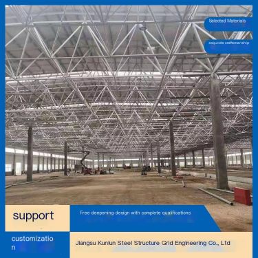 Professional processing of bolt ball node grid truss pipe truss span 12 to 120 meters flat arch structure