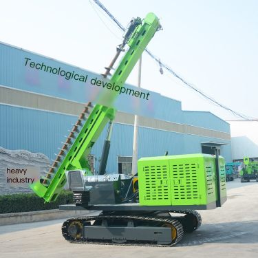 Hydraulic photovoltaic pile driver, spiral drilling machine, crawler multifunctional drilling rig, easy, lightweight and flexibl