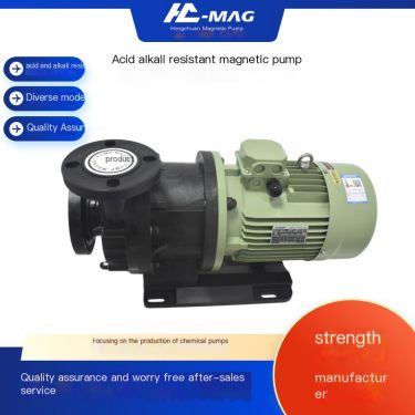Corrosion resistant magnetic drive pump Fluoroplastic PP/ETFE Hydrochloric acid HCL Acetic acid propionic acid conveying unloadi