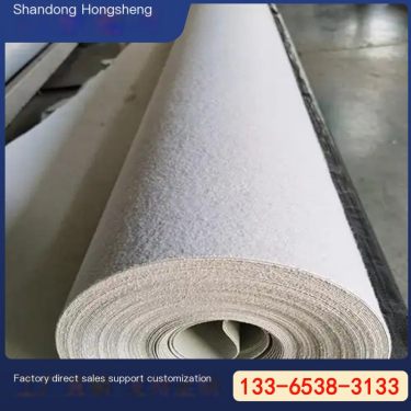 Two fabrics and one membrane for reinforced slope protection of Hongsheng landfill composite geomembrane reservoir anti-seepage