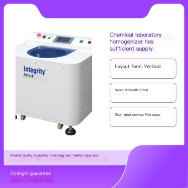 Chemical Laboratory Homogenizer Spiral Umbrella Gear Transmission for Uniform Mixing, High Vacuum Pump for Removing Nano Bubbles