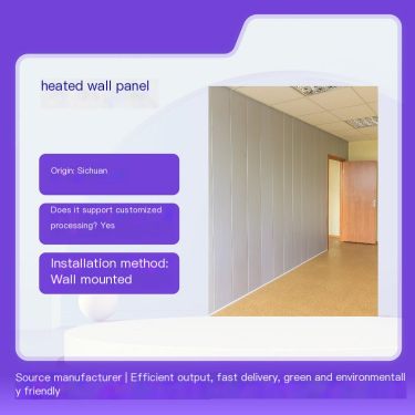 Expert in A-class fireproof indoor heating with intelligent temperature control wall panels made of graphene