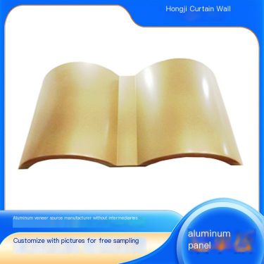 Hongji Aluminum Single Panel Curtain Wall Fluorocarbon Coating High rise Building Exterior Wall Engineering Special 500m ² Minim