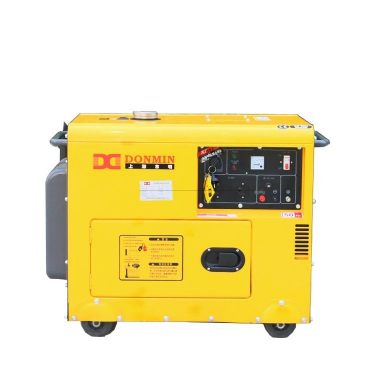 Single phase 6kw small outdoor construction low-noise diesel generator set SD7500LE