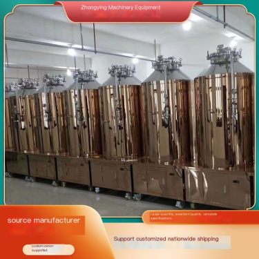Witness to the strength of fully automatic Zhongying Machinery for the 3000 bottle medicinal liquor production line beer equipme