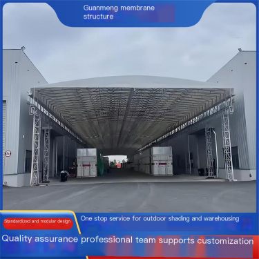 Outdoor retractable sliding canopy thickened courtyard rain shelter garage rain shelter durable