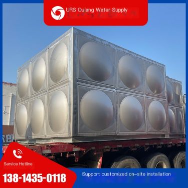 Oulang Supply 304 Stainless Steel Combination Water Tank Square Welded Box Pump Integrated Equipment