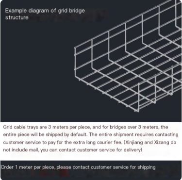 High cost-effective grid bridge with thickened materials, sturdy and durable throughout the network, worry free and durable