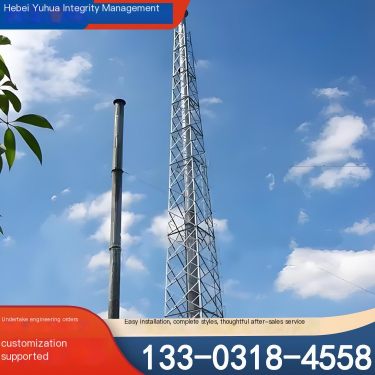 Industrial chimney tower, chimney tower, exhaust gas treatment chimney tower, sturdy and durable physical manufacturer