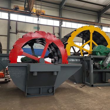 Single row double row wheel bucket sand washing machine, high washing cleanliness river sand and sediment screening machine, Hon