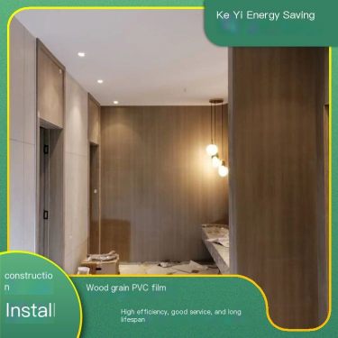 CPP series wood grain decorative film for furniture wood grain stickers, bendable wrapping board film for timely delivery