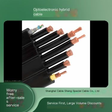 Optoelectronic hybrid cable fiber optic cable communication transmission signal stable and strong anti-interference