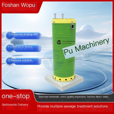 Wopu Machinery Integrated Prefabricated Pump Station Rainwater and Sewage Lifting Device, High Temperature Corrosion Resistant M