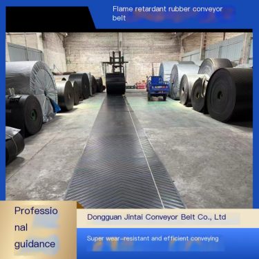 Jintai Conveyor Belt Anti static Customized Flame retardant Rubber Conveyor Belt Suitable for Multi scene Heavy duty Conveyor Op