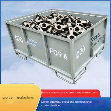Customized foldable material box, metal material box, material turnover cage, Longyi source factory, high-quality supply