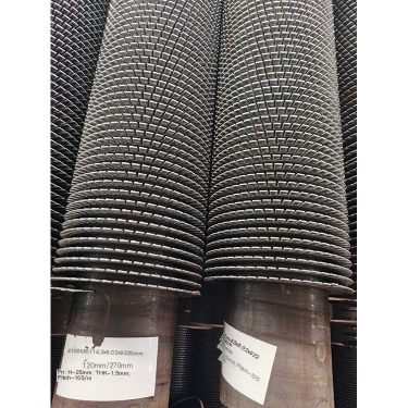 Tuofang Energy saving High frequency Welded Finned Tube Open toothed Spiral Heat Exchanger Tube with High Tensile Strength