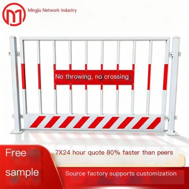 Mingjiu Foundation Pit Guardrail Vertical Pipe Edge Protection Fence Construction Safety Fence Movable and Standardized Fence Ne