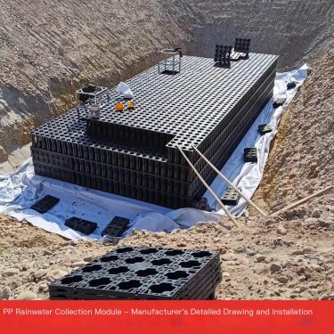 Shangzhixian undertakes the construction of high-strength compression resistant rainwater collection for sponge city constructio
