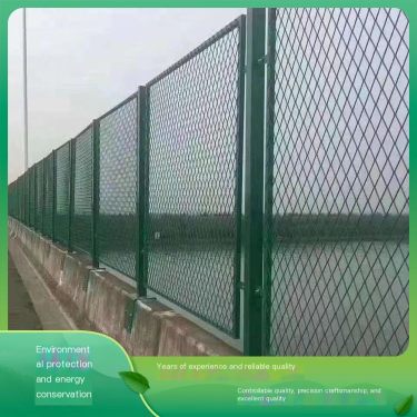Guardrail fence, railway frame protection net, safe and firm strength, manufacturer, complete anti sun and anti-corrosion standa
