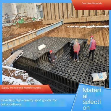 High efficiency of 500mmx1m buried water storage module in Dayi New Materials Park