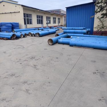 Large caliber water delivery flange rubber hose for mud suction and discharge, steel wire braided rubber hose