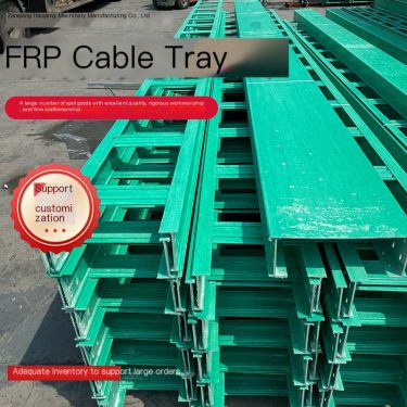 Haoyang extruded fiberglass cable tray underground tunnel trough box power pipe box power laying project