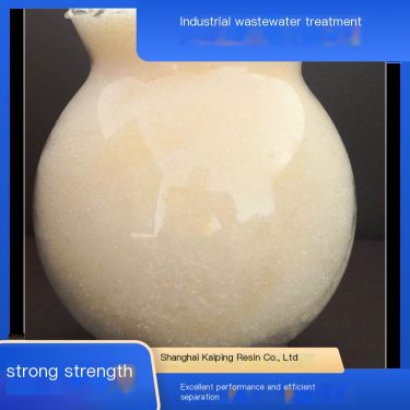Efficient separation of ion exchange resin macroporous structure industrial wastewater treatment