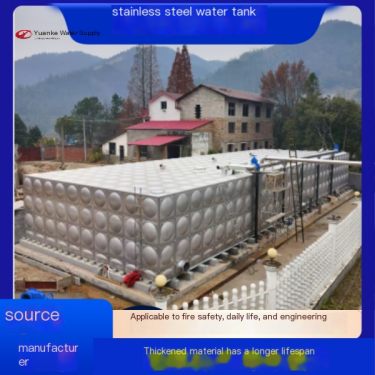 Stainless steel fire water tank 304 pool combination assembled water tank for domestic insulation storage tank