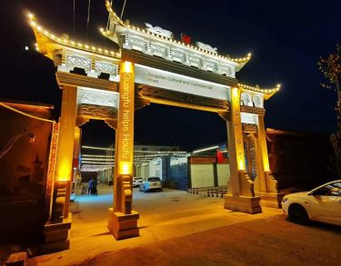 Five Simple Stone memorial archway in Ancestral Shrines, Stone Archways, Temples, High Hardness, Chennuo Supply