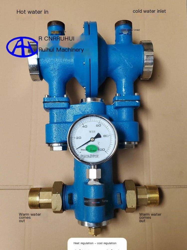 Ruihui ZP-25-2 Self operated Balanced Pressure Constant Temperature Mixing Valve Public Bath Pool Hotel School Unit