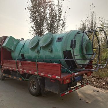 Yisong Environmental Protection Fiberglass Desulfurization Tower Equipment Spray Tower Industrial Waste Gas Treatment Purificati