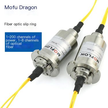 Mofulong Fiber Slip Ring Optoelectronic Combination Rotary Joint Connection Multimode Single Mode Convergence Ring Rotary Connec